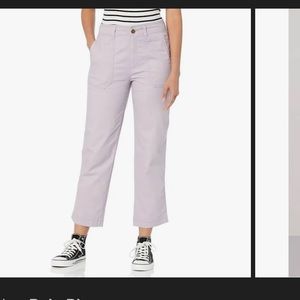 NWOT Gap Lavender High Rise Girlfriend Utility Khaki